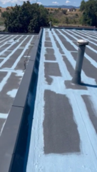 Refurbished membrane roofing system installation